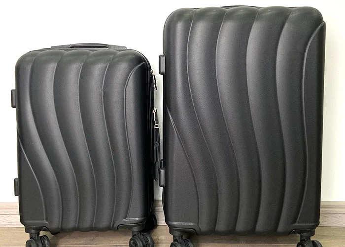 Wavy Texture Abs Luggage